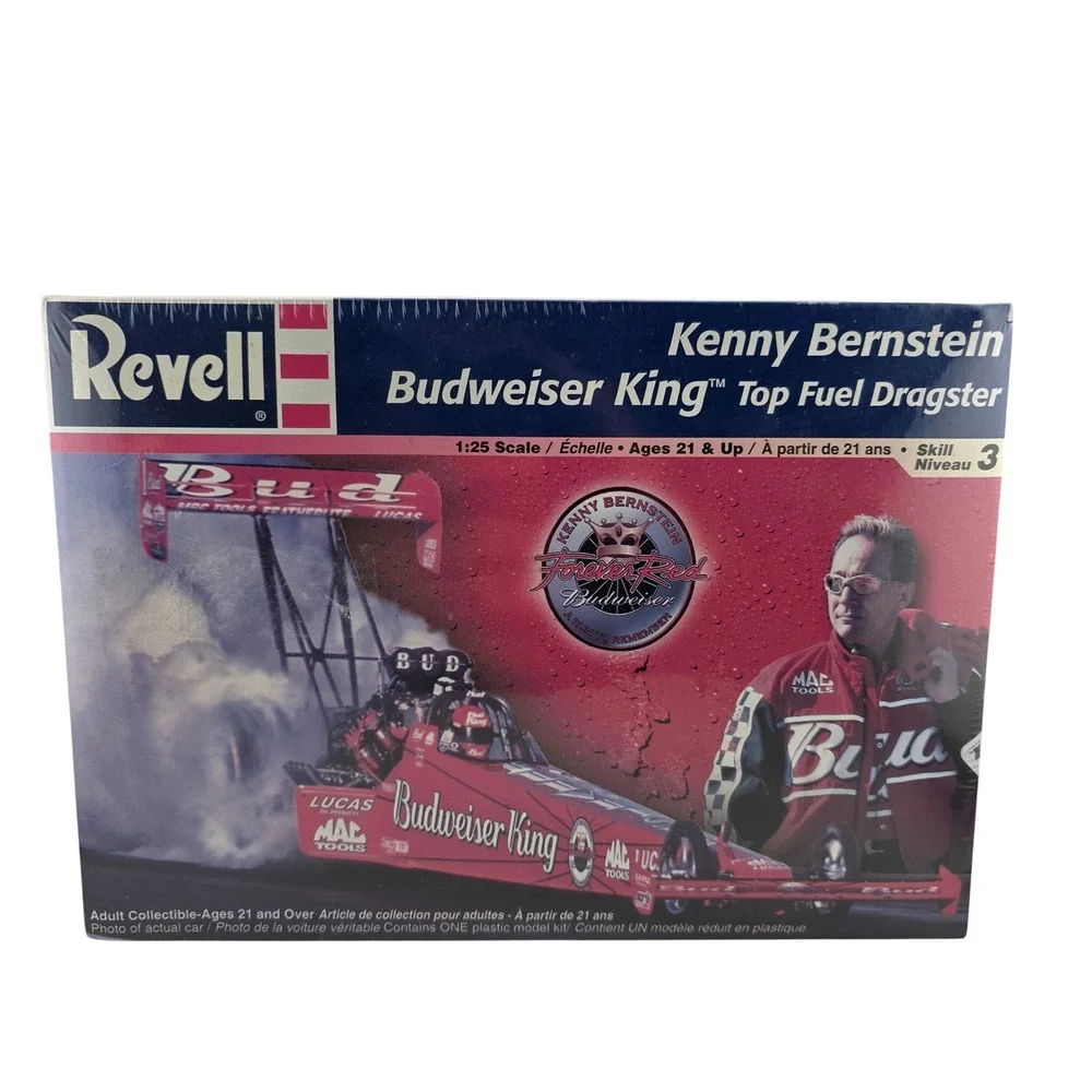 Revell Kenny Bernstein Budweiser King Top Fuel Dragster Kit 1:25 NEW Collectible